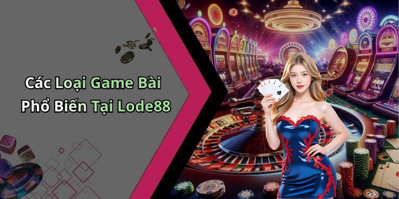Các Loại Game Bài Phổ Biến Tại Lode88