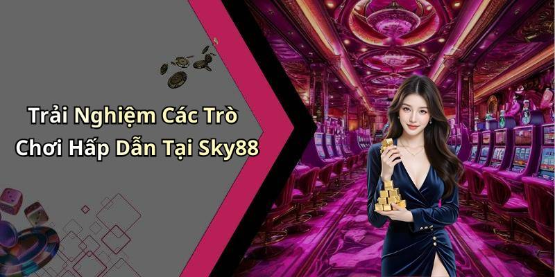 Trải Nghiệm Các Trò Chơi Hấp Dẫn Tại Sky88