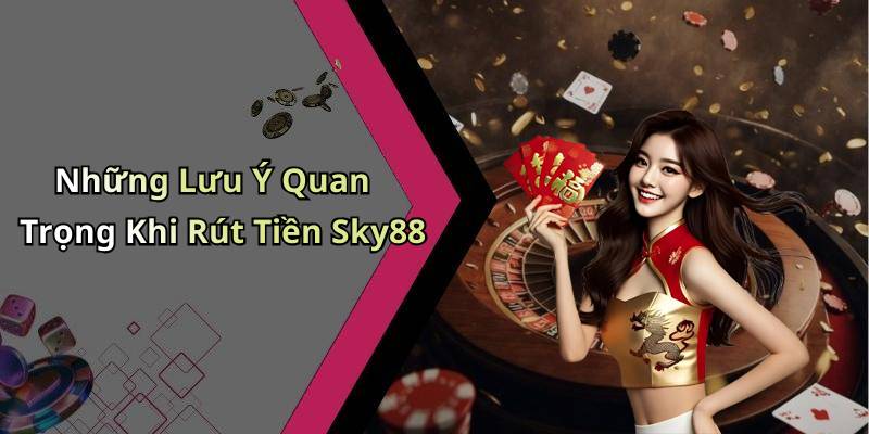 Những Lưu Ý Quan Trọng Khi Rút Tiền Sky88