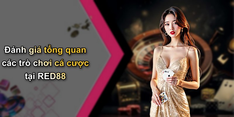 Đánh giá tổng quan các trò chơi cá cược tại RED88