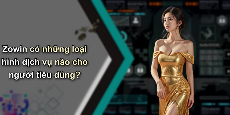 Zowin có những loại hình dịch vụ nào cho người tiêu dùng?