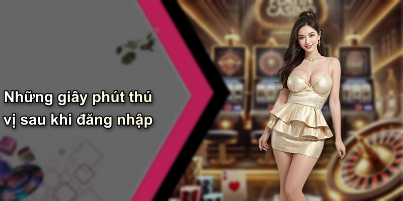 Những giây phút thú vị sau khi đăng nhập