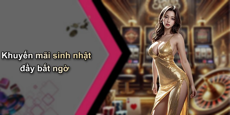 Khuyến mãi sinh nhật đầy bất ngờ