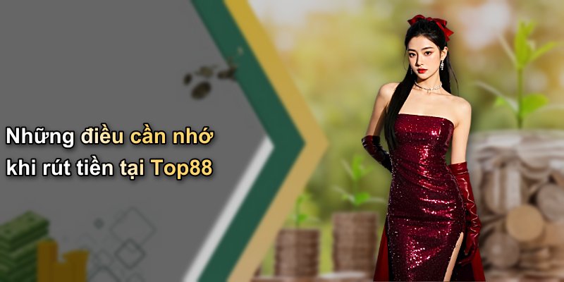Những điều cần nhớ khi rút tiền tại Top88