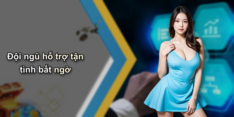 Đội ngũ hỗ trợ tận tình bất ngờ