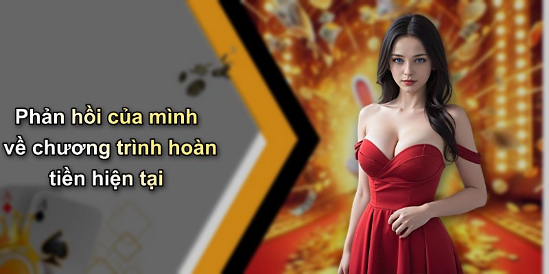 Phản hồi của mình về chương trình hoàn tiền hiện tại