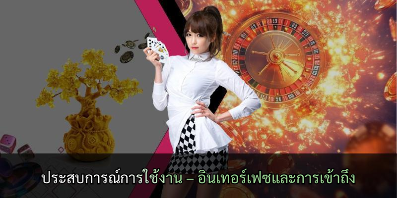 ประสบการณ์การใช้งาน – อินเทอร์เฟซและการเข้าถึง