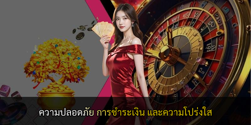 ความปลอดภัย การชำระเงิน และความโปร่งใส