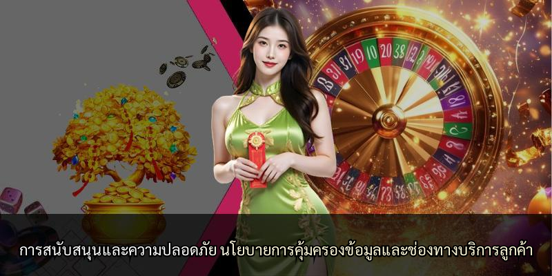 การสนับสนุนและความปลอดภัย นโยบายการคุ้มครองข้อมูลและช่องทางบริการลูกค้า