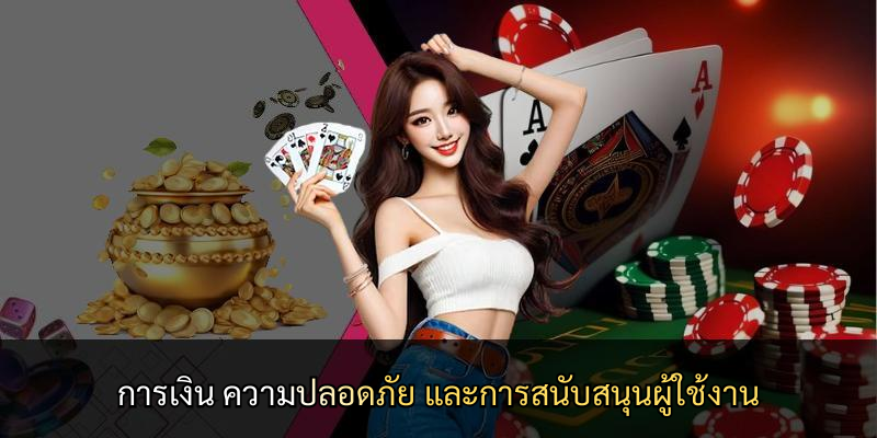 การเงิน ความปลอดภัย และการสนับสนุนผู้ใช้งาน