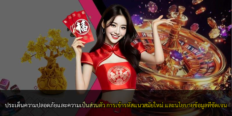 ประเด็นความปลอดภัยและความเป็นส่วนตัว การเข้ารหัสแนวสมัยใหม่ และนโยบายข้อมูลที่ชัดเจน