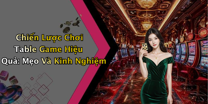 Chiến Lược Chơi Table Game Hiệu Quả: Mẹo Và Kinh Nghiệm