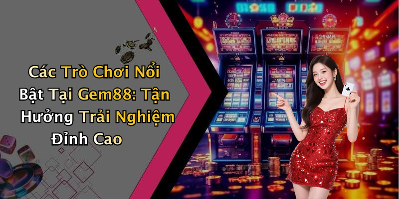 Các Trò Chơi Nổi Bật Tại Gem88: Tận Hưởng Trải Nghiệm Đỉnh Cao