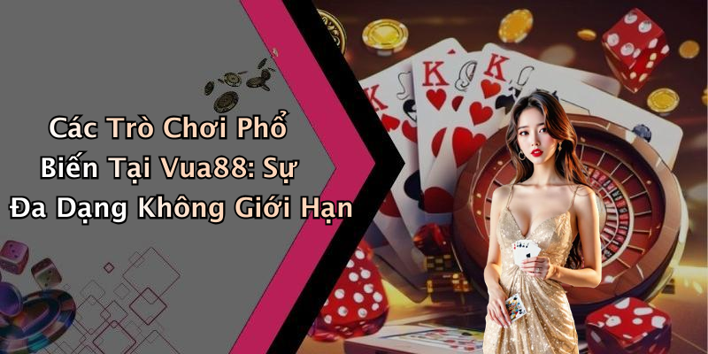 Các Trò Chơi Phổ Biến Tại Vua88: Sự Đa Dạng Không Giới Hạn