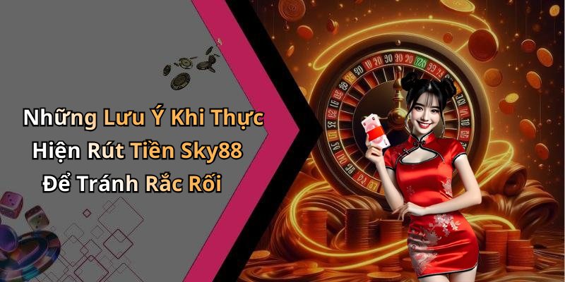 Những Lưu Ý Khi Thực Hiện Rút Tiền Sky88 Để Tránh Rắc Rối