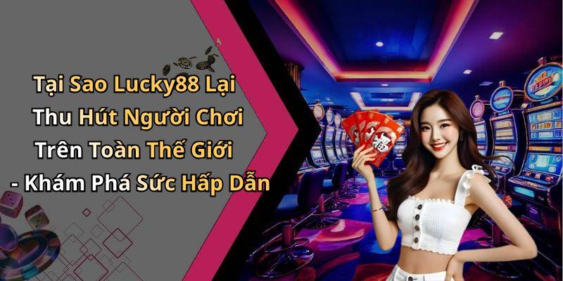 Tại Sao Lucky88 Lại Thu Hút Người Chơi Trên Toàn Thế Giới - Khám Phá Sức Hấp Dẫn