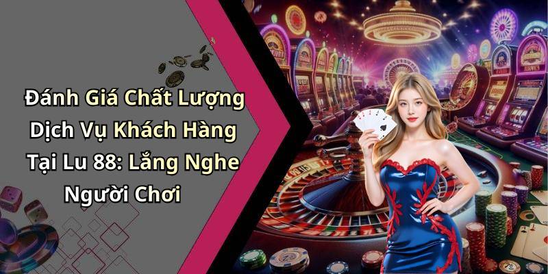 Đánh Giá Chất Lượng Dịch Vụ Khách Hàng Tại Lu 88: Lắng Nghe Người Chơi