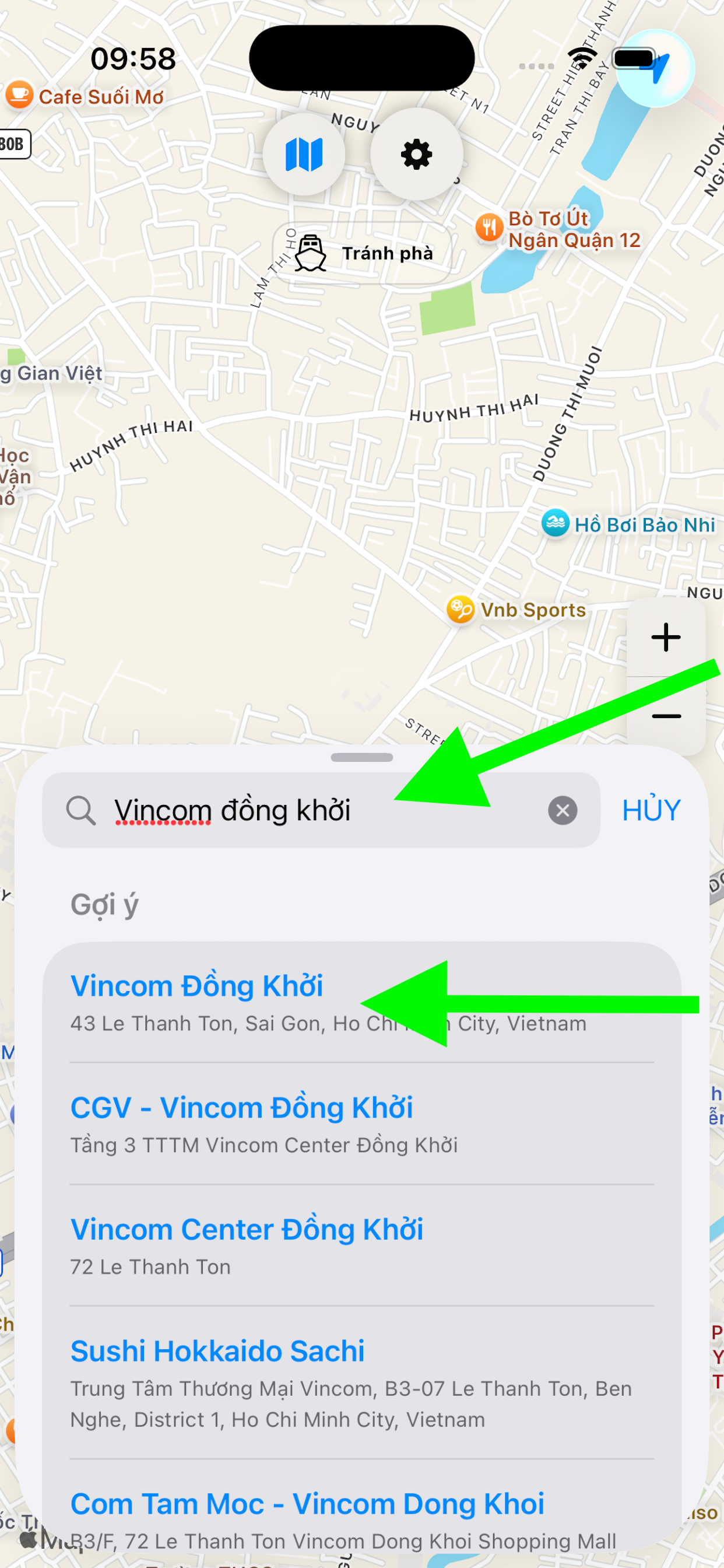 Minh họa Bước 4 - Tìm kiếm