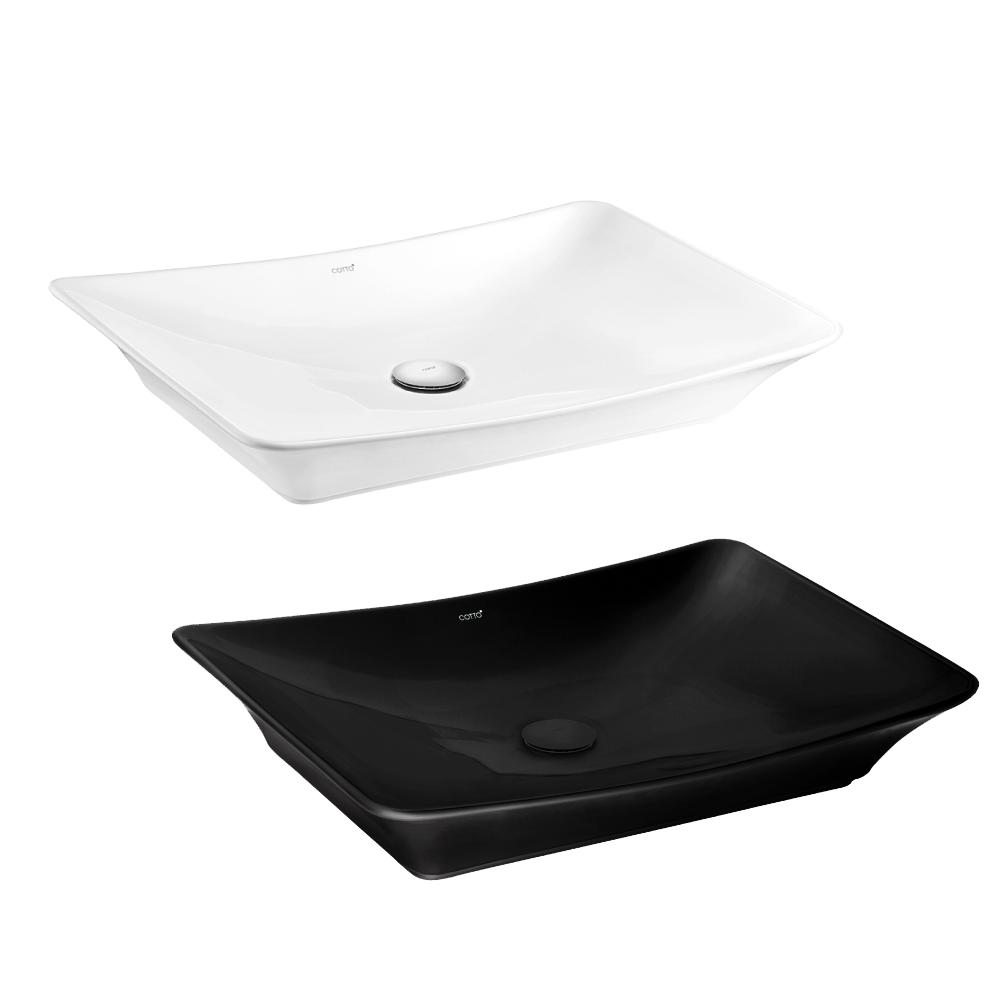 Chậu rửa lavabo đặt bàn COTTO C0911MBK