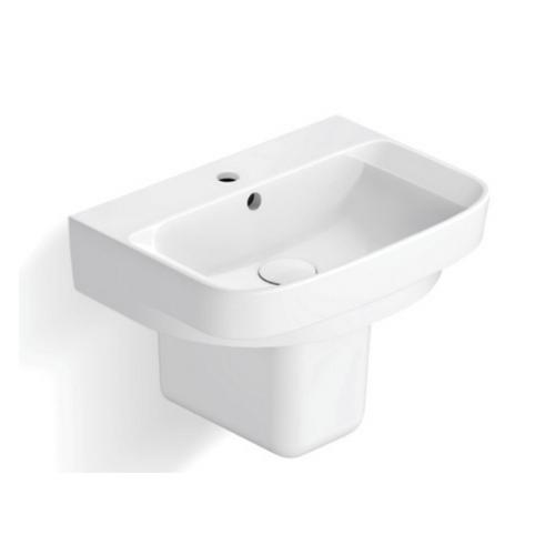Chậu lavabo treo tường chân lửng Viglacera V59