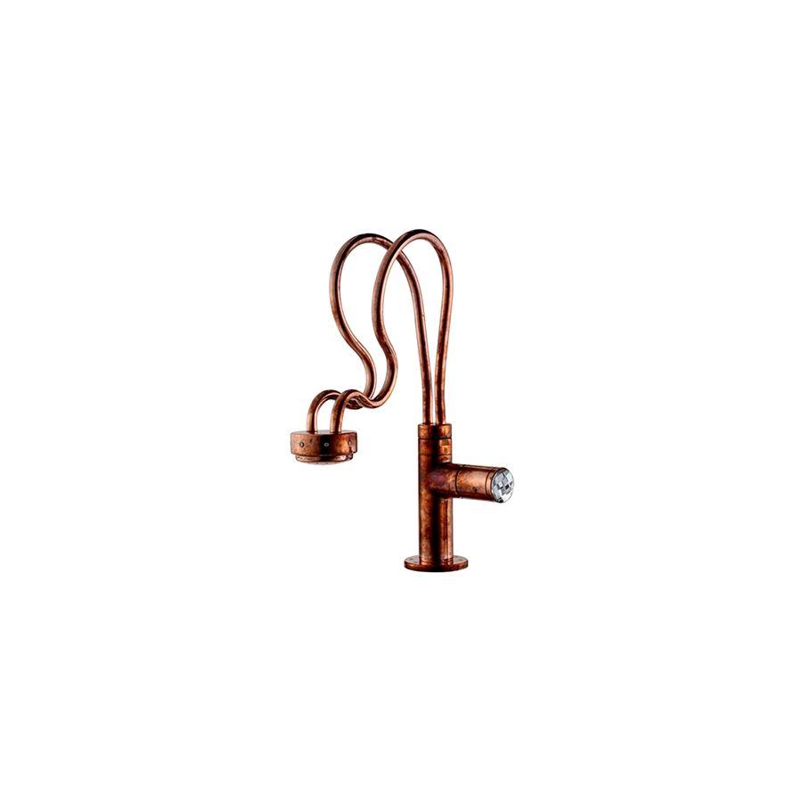 Vòi chậu lavabo COTTO CT139C25ST#CUO nước lạnh màu đồng Himmapan