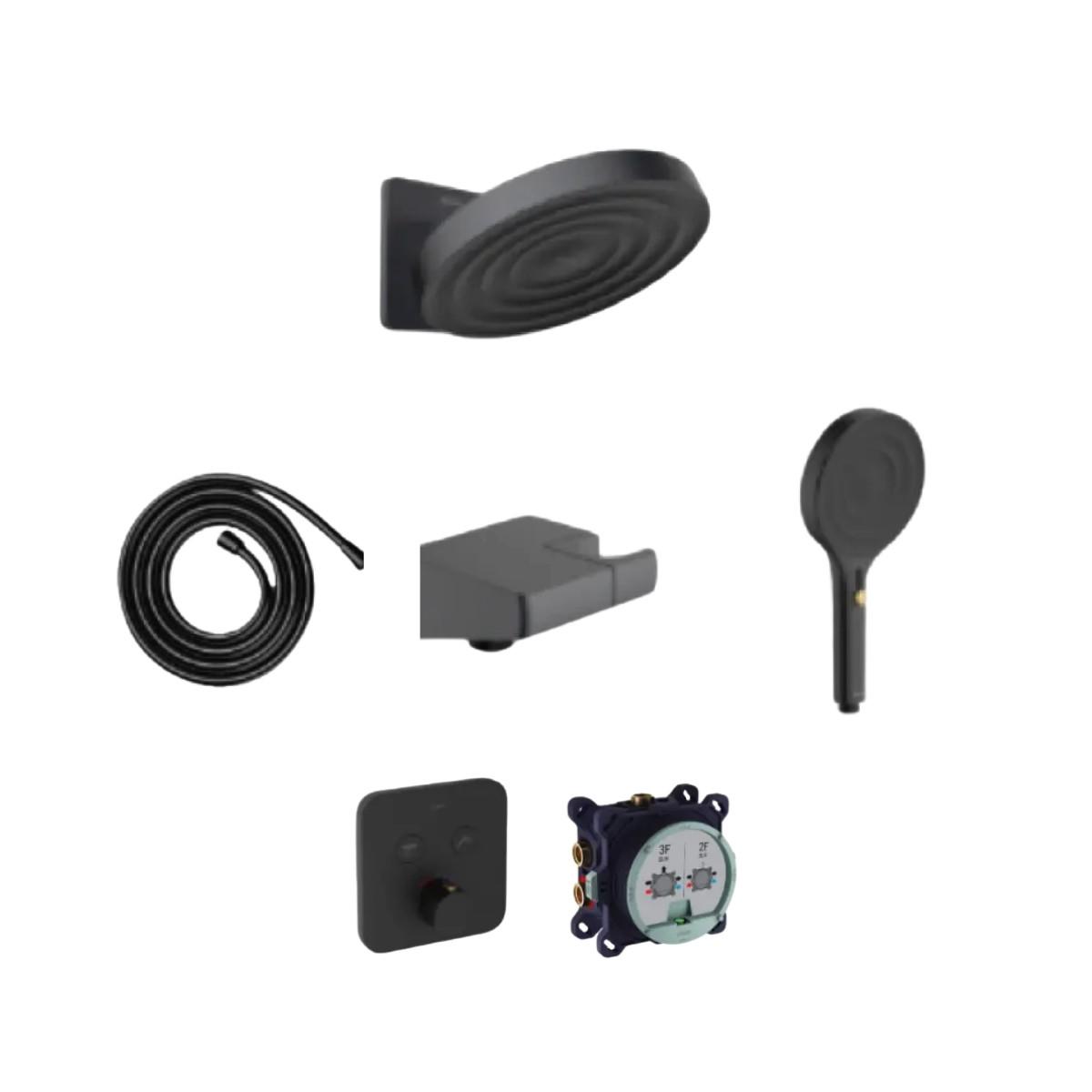 Sen tắm âm tường 2 đường nước nhiệt độ MOEN MR23014BL+UHT73343FBL+UR4000+HH202023BL+737BL+A716BL