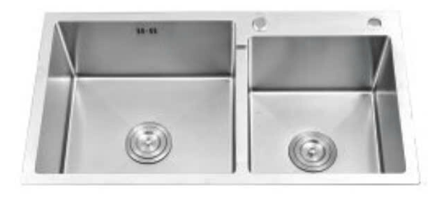 Chậu 2 hộc Inox 304 Sucar LT8245L+R