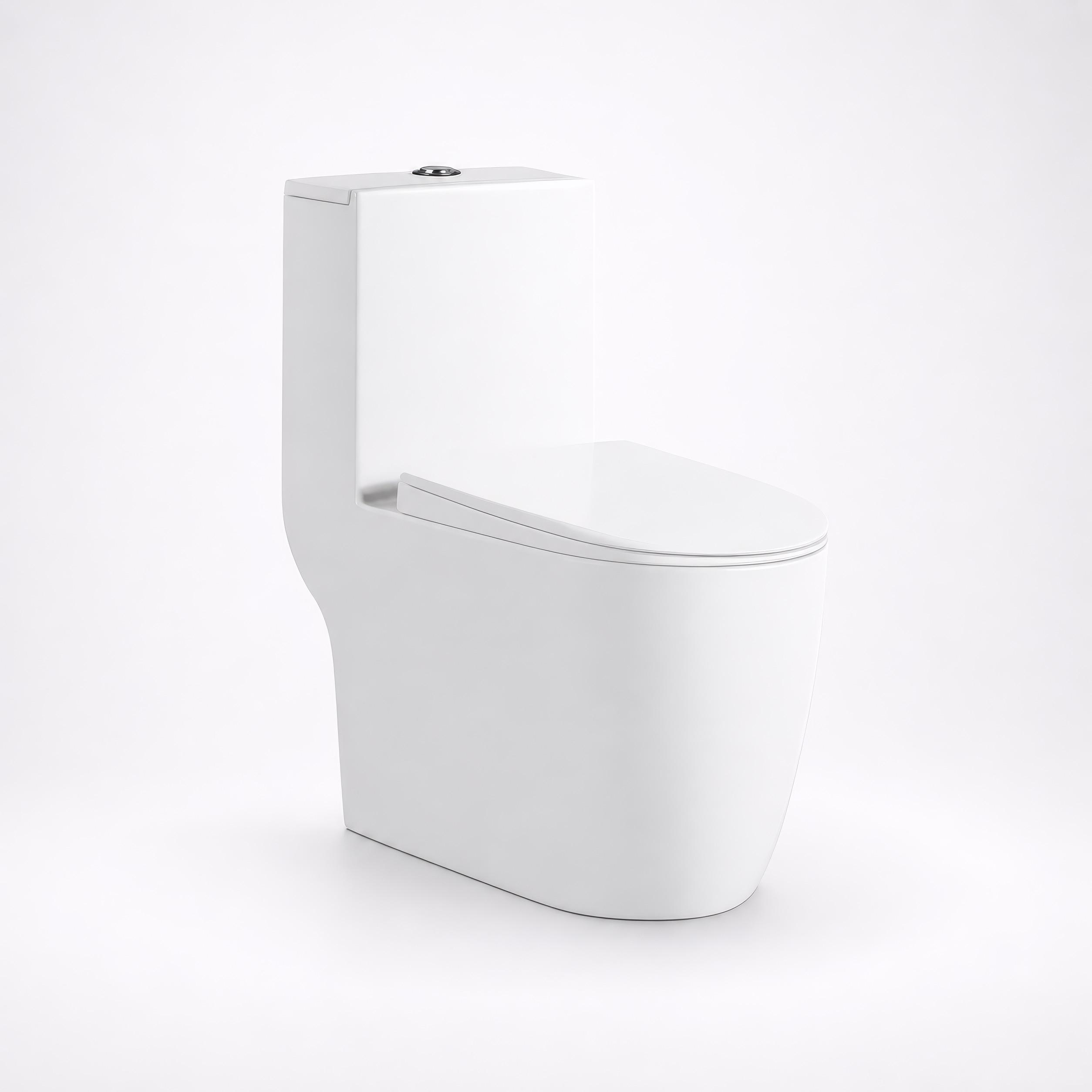 Bồn cầu 1 khối ATMOR AT1635 nắp êm xả nhấn