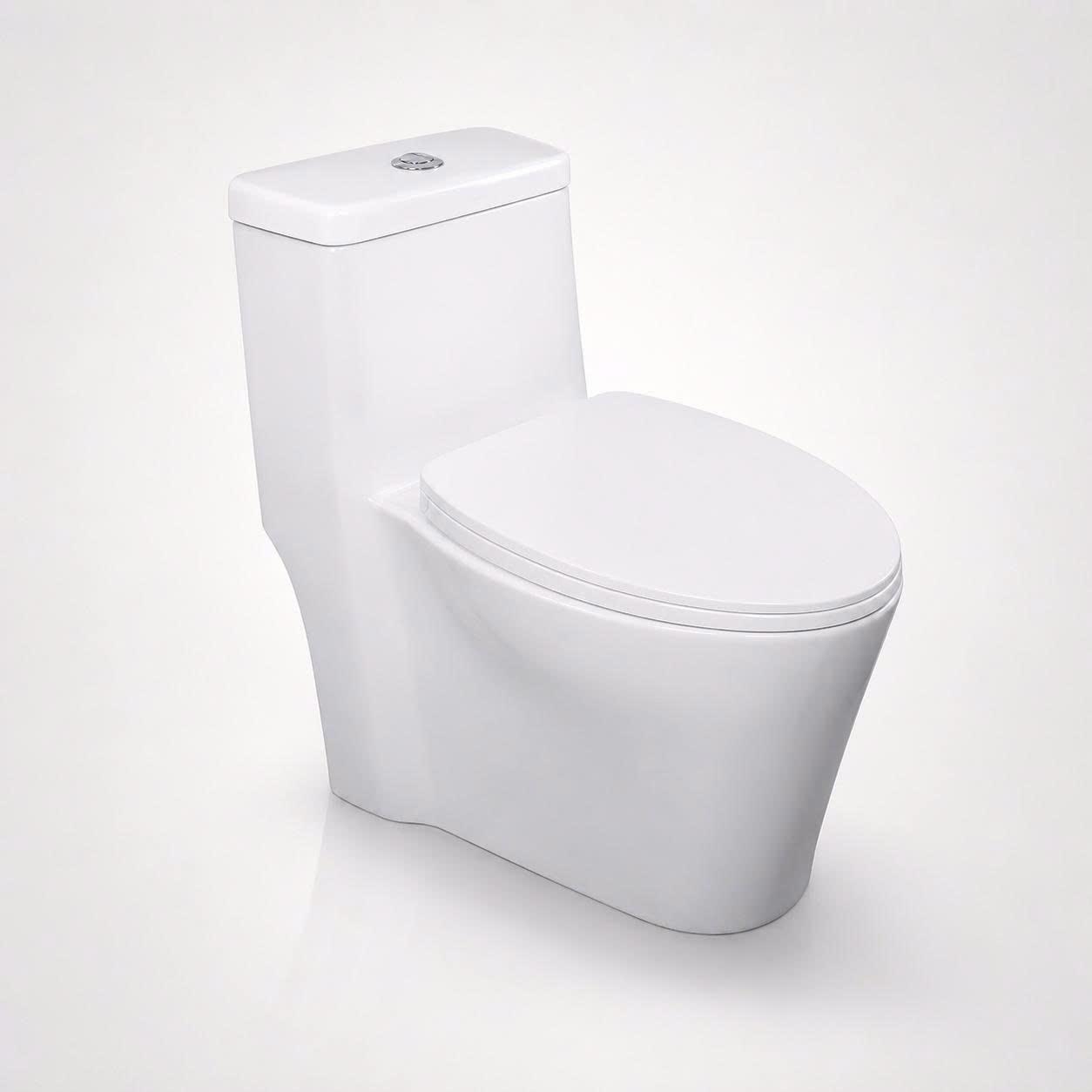 Bồn cầu 1 khối ATMOR AT1177 nắp êm