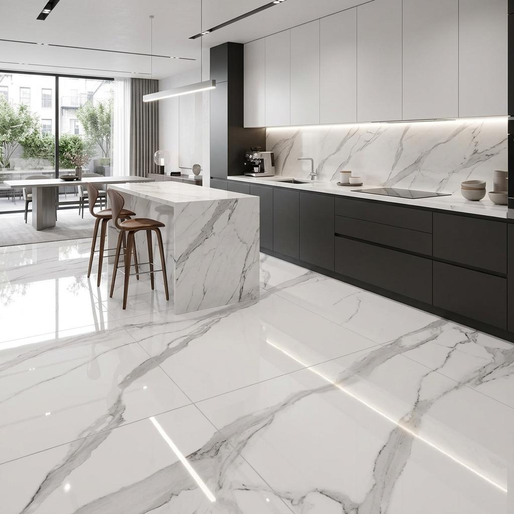 Gạch lát nền Ấn Độ Superstone Marble 120STCL