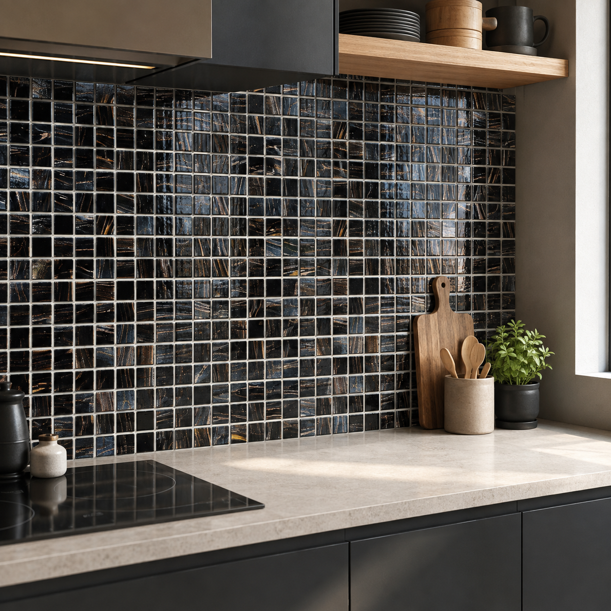 Gạch ốp tường Trung Quốc PhuHuyKhang Mosaic HGT-GM006