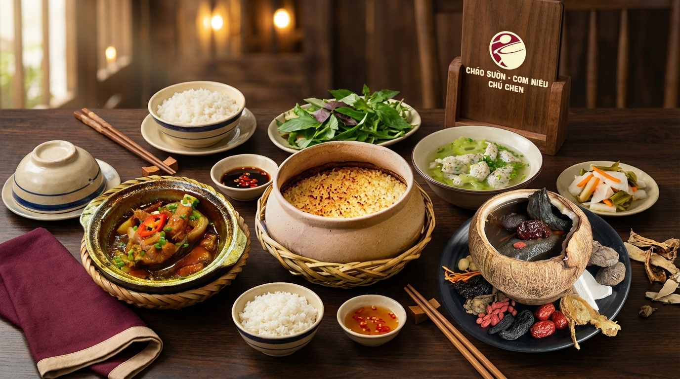 Bữa cơm nhà ấm cúng giữa lòng Sài Gòn tại Cơm Niêu Chú Chen