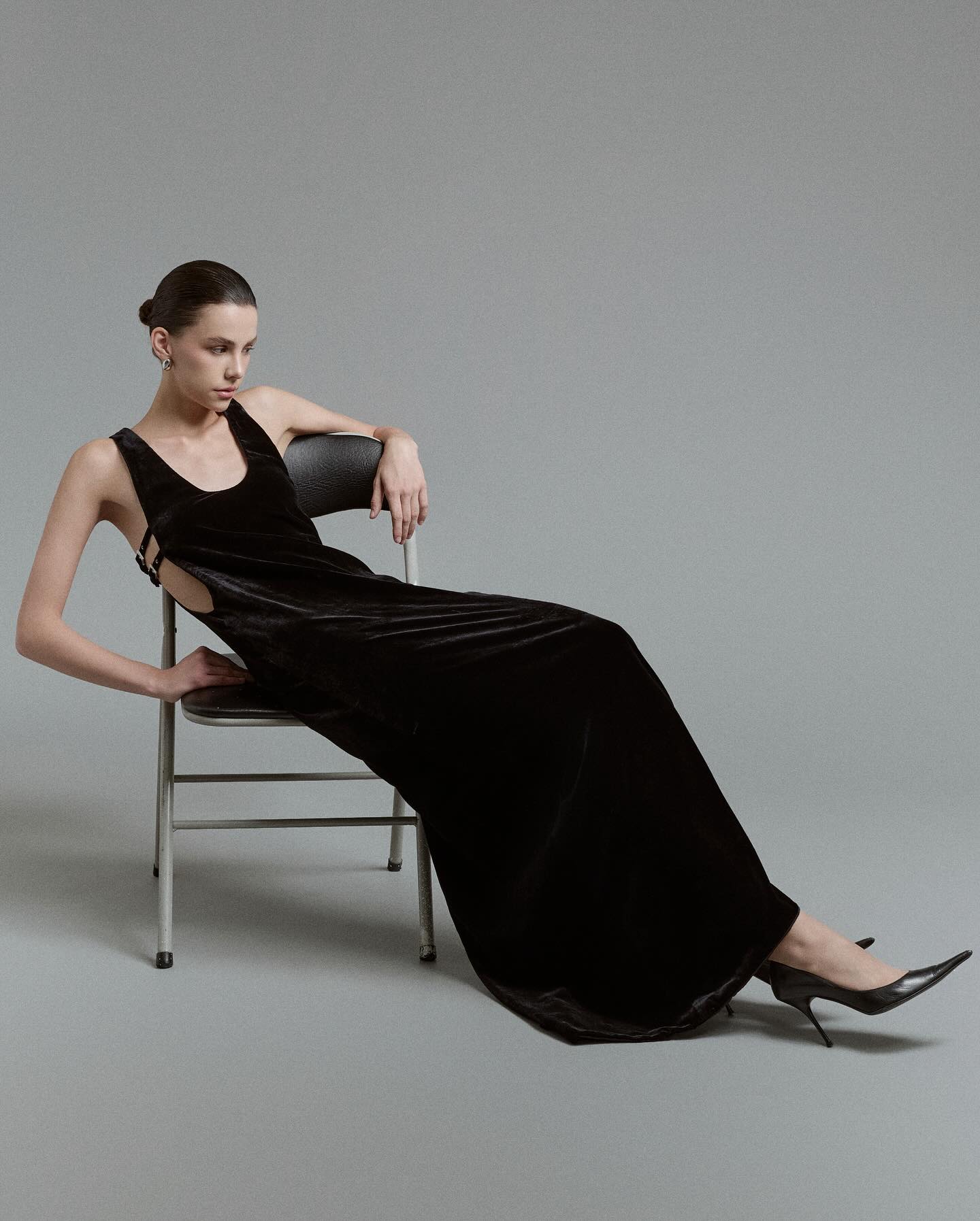 Black Tank Column Dress