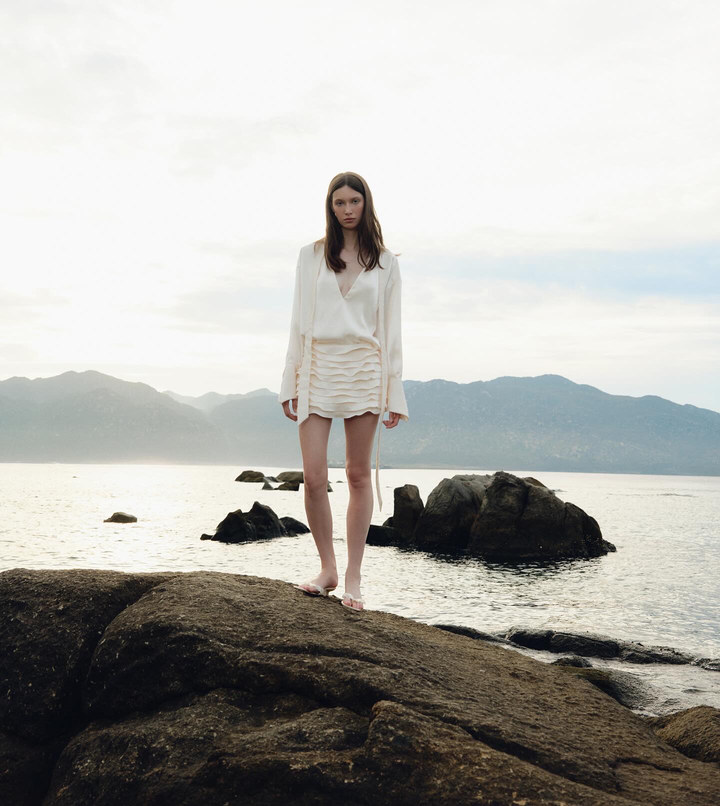 Ivory Resort Button _ SKIRT