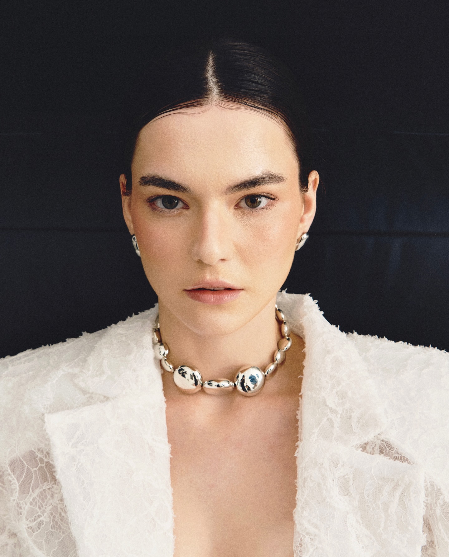 Ivory Boucle Blazer