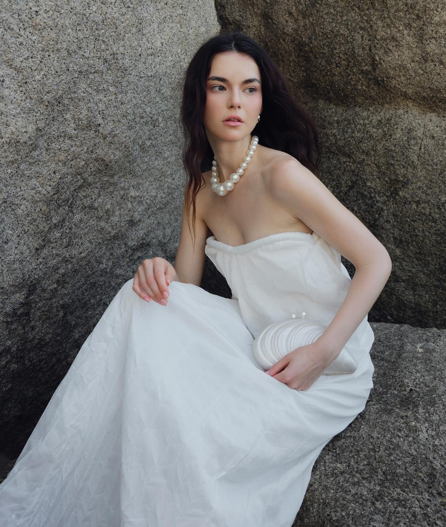 Ivory Strapless Bridal Gown