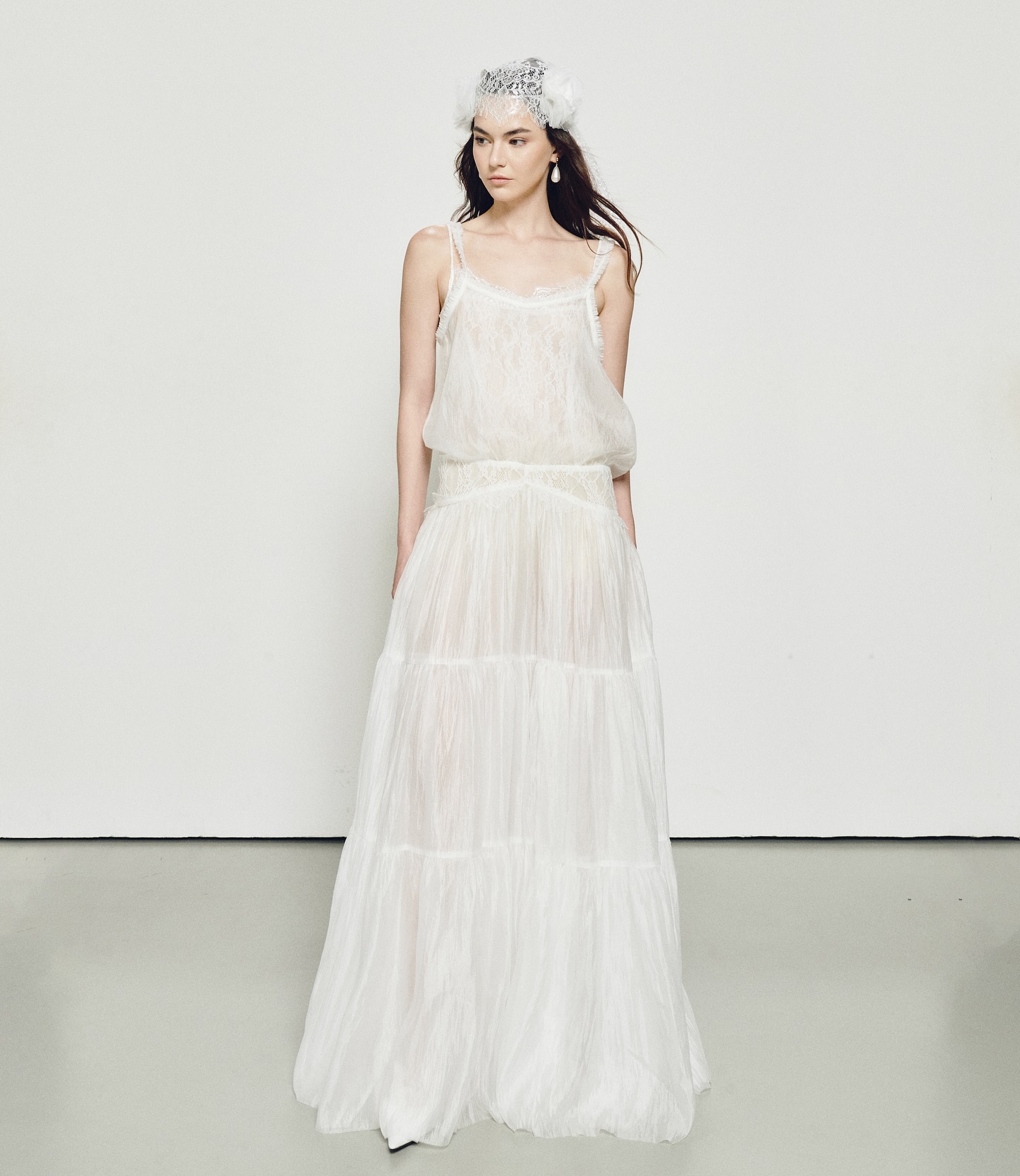 Ivory Tulle Bridal Gown