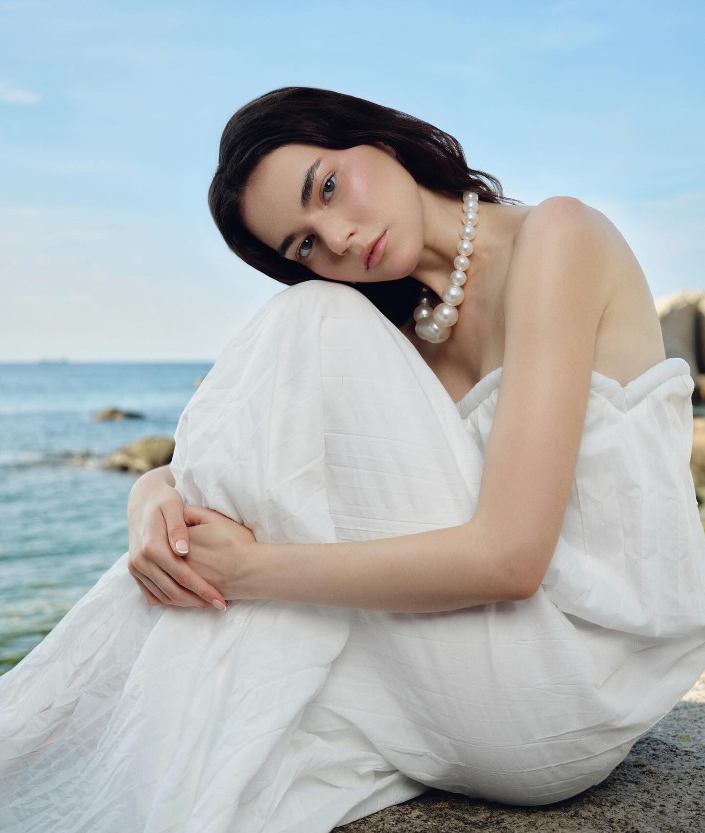 Ivory Strapless Bridal Gown