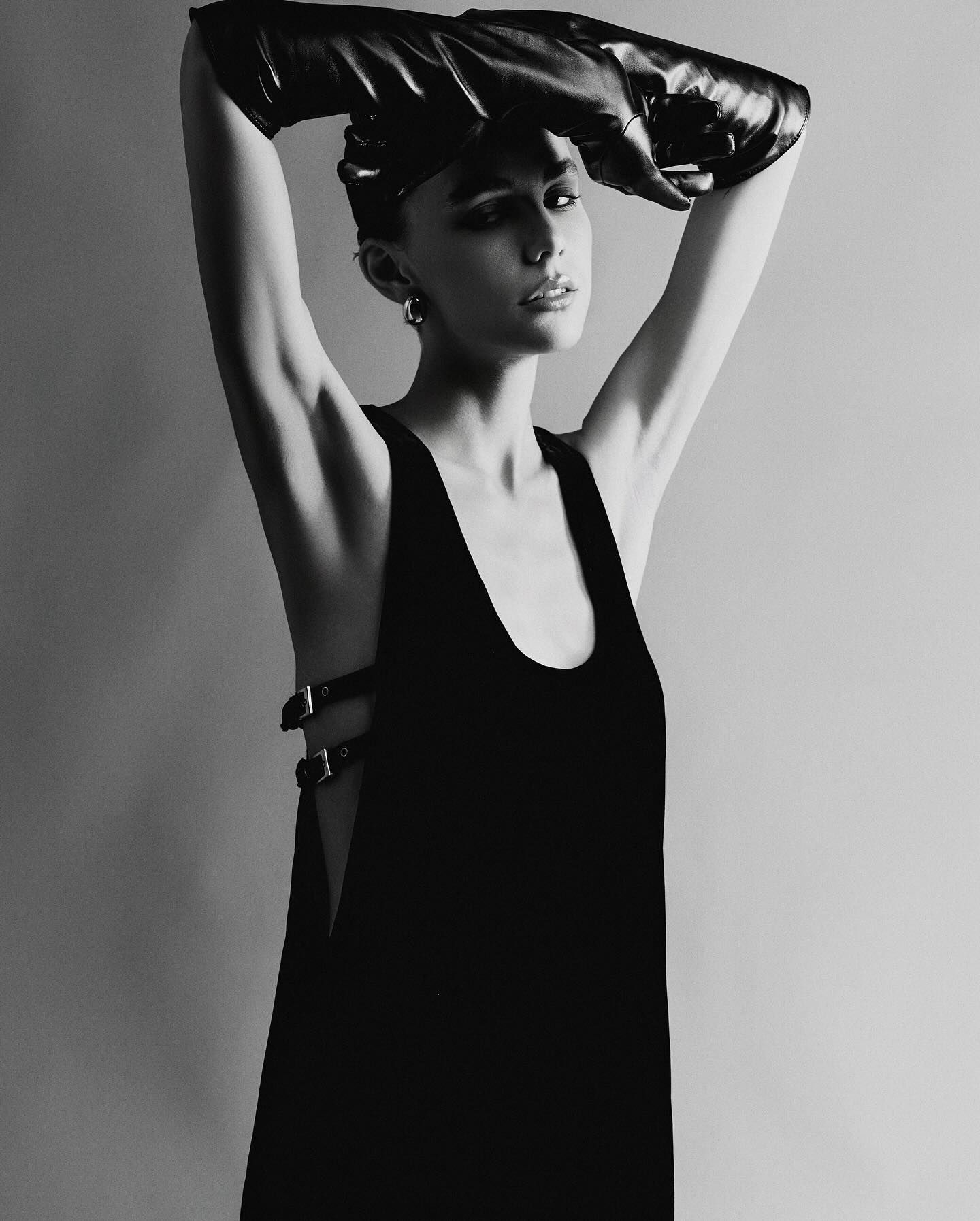 Black Tank Column Dress