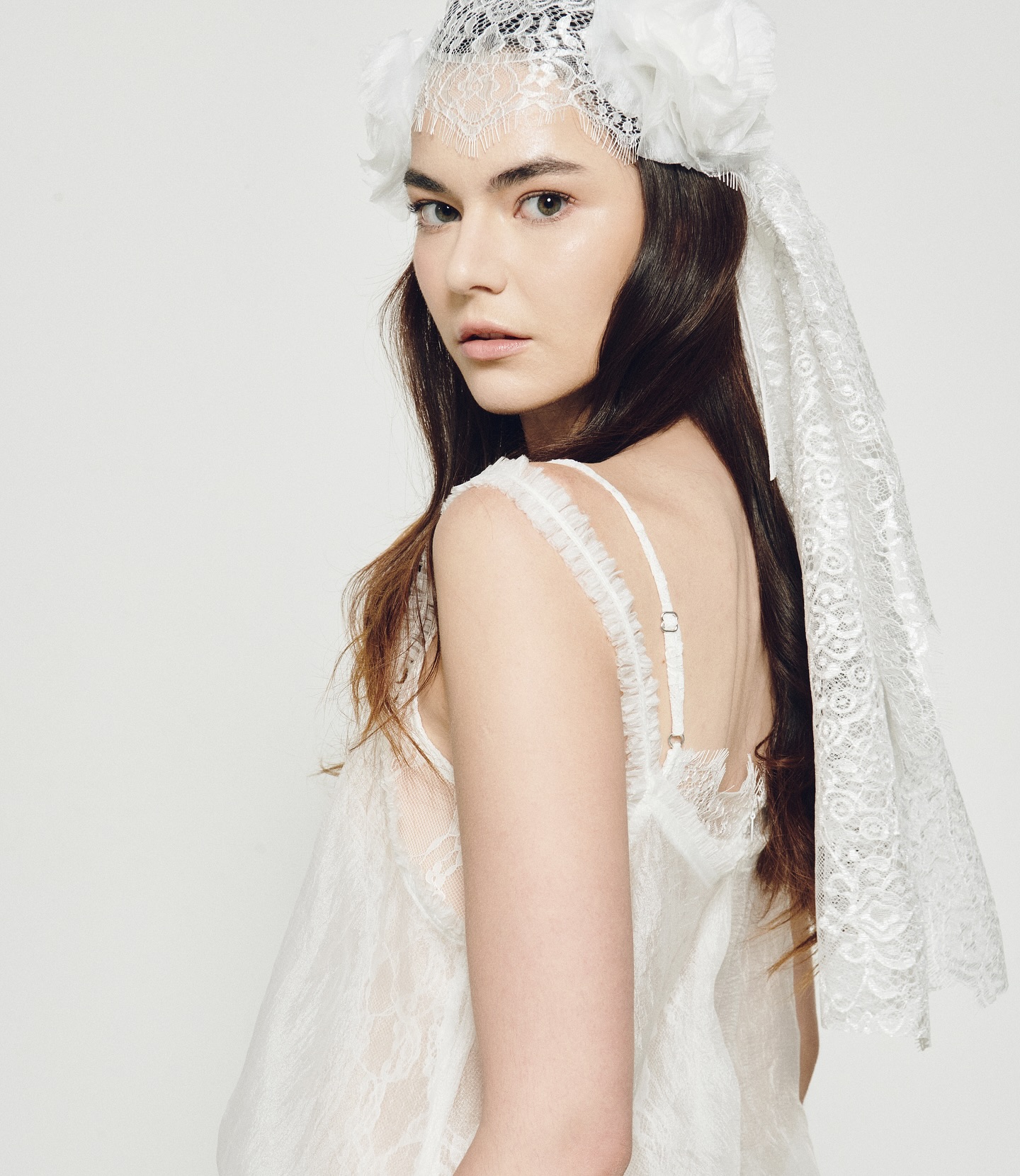 Ivory Tulle Bridal Gown
