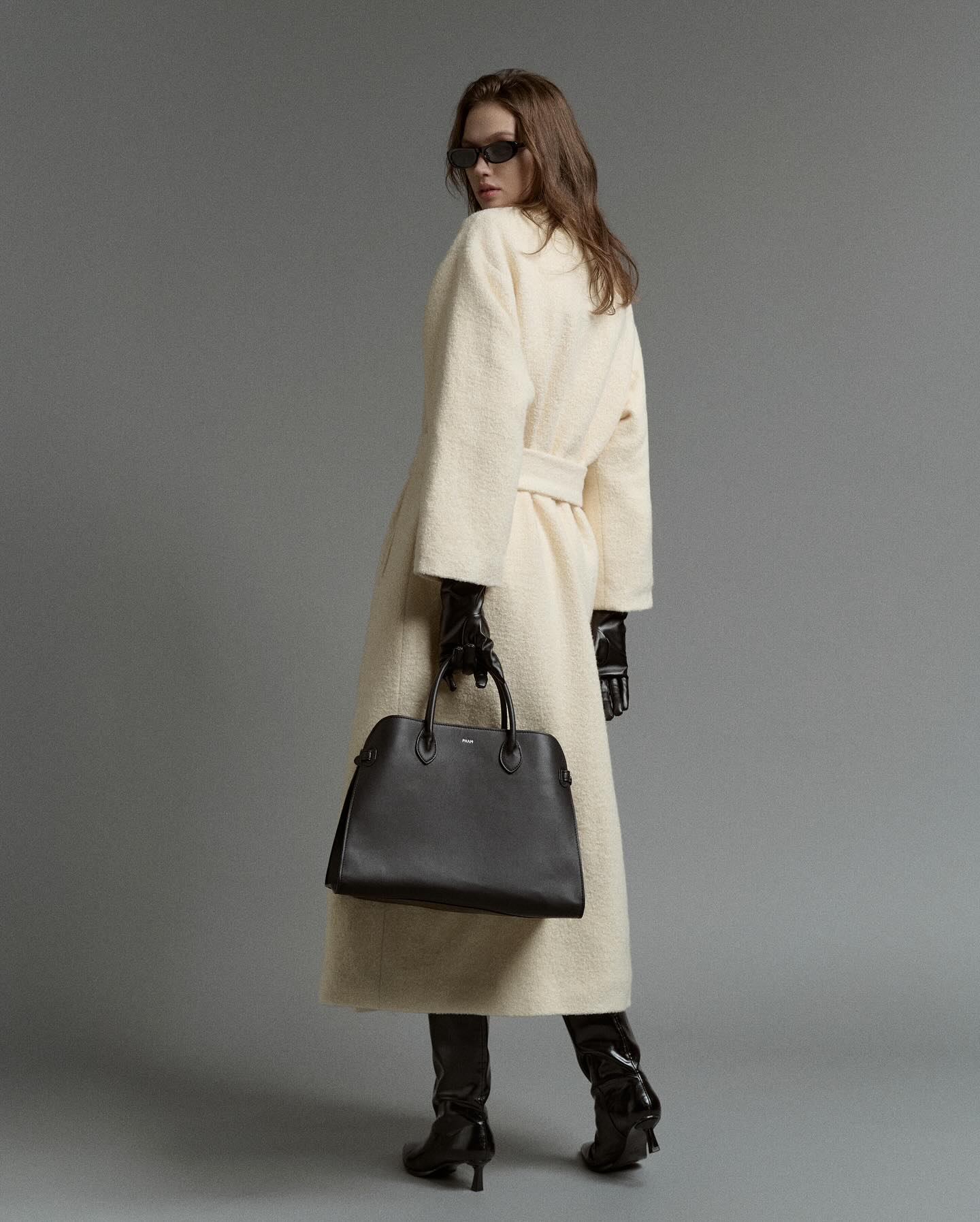 Ivory Long Wool Coat