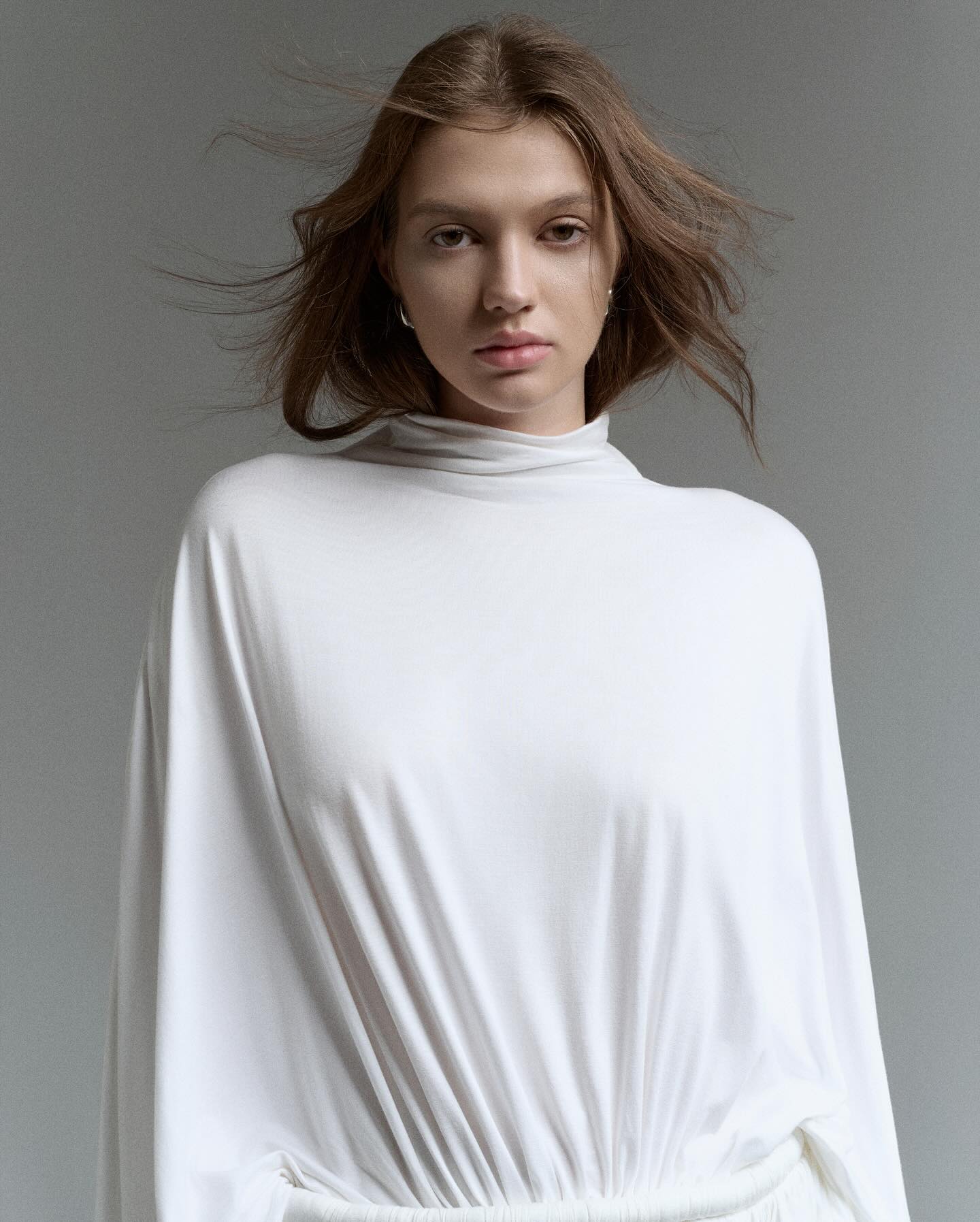 White Cocoon Cape Top