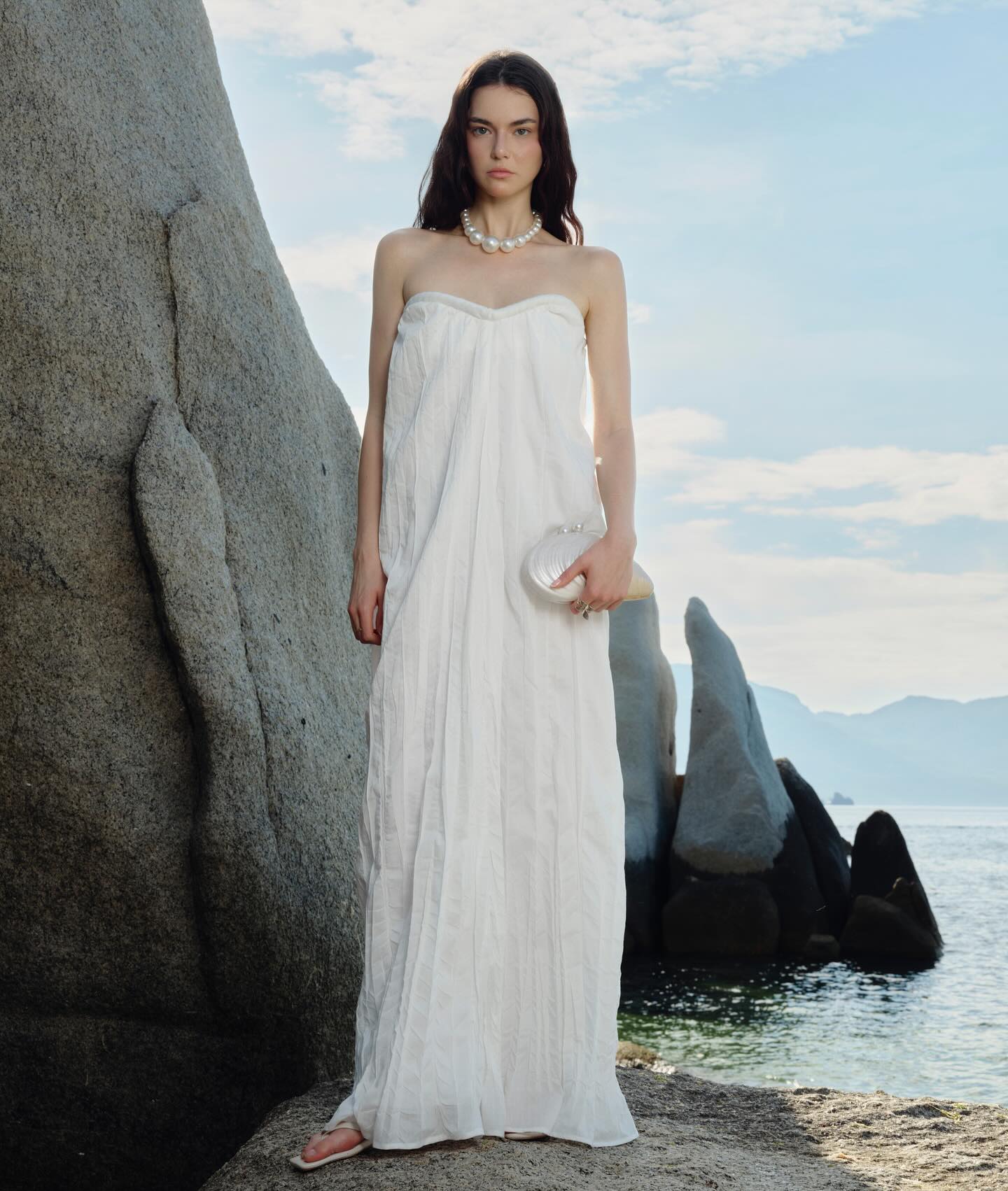 Ivory Strapless Bridal Gown