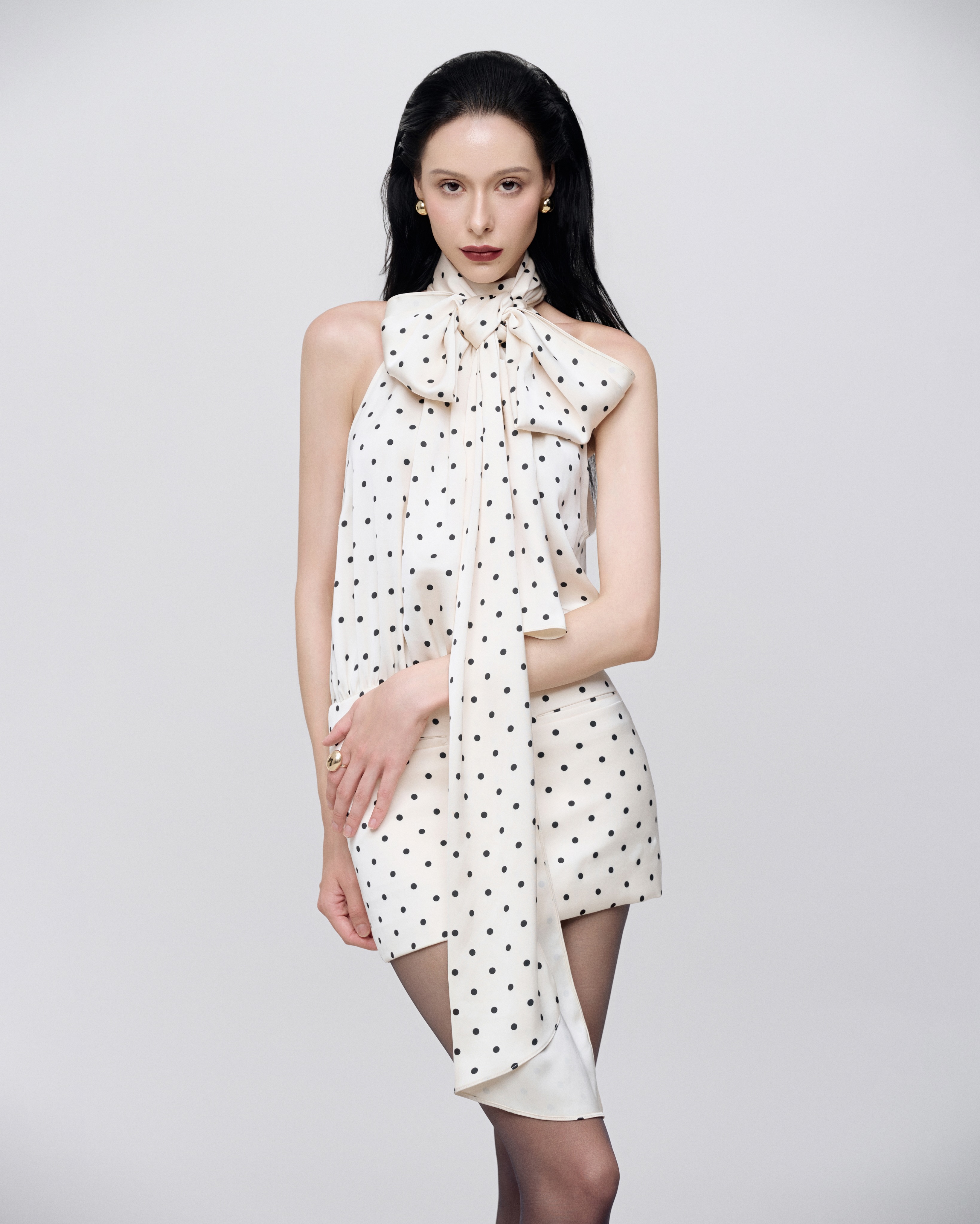 Polka Dot Mini Dress