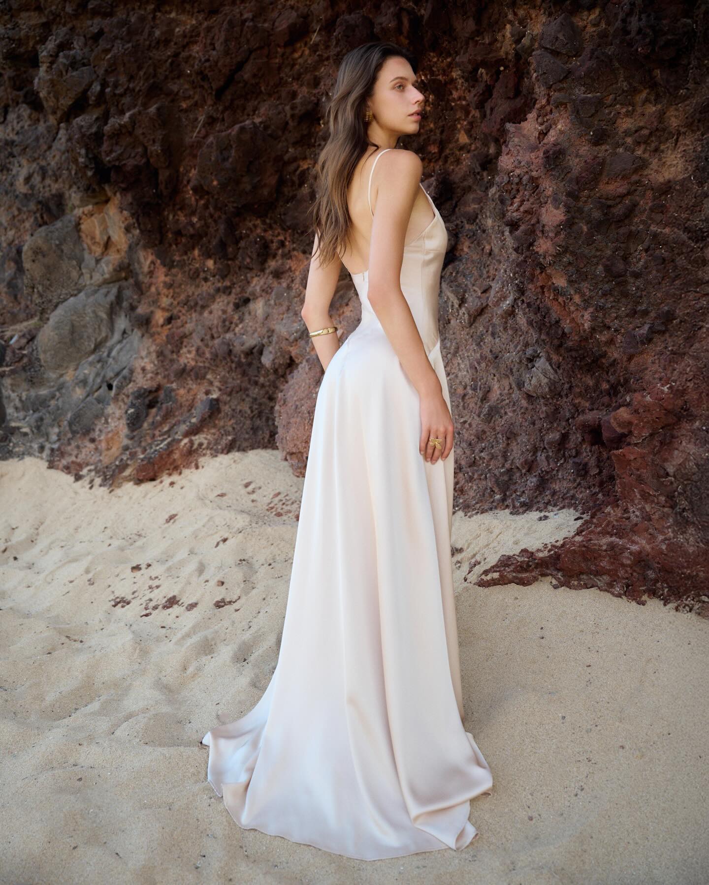 Ivory Open Back Bridal Gown
