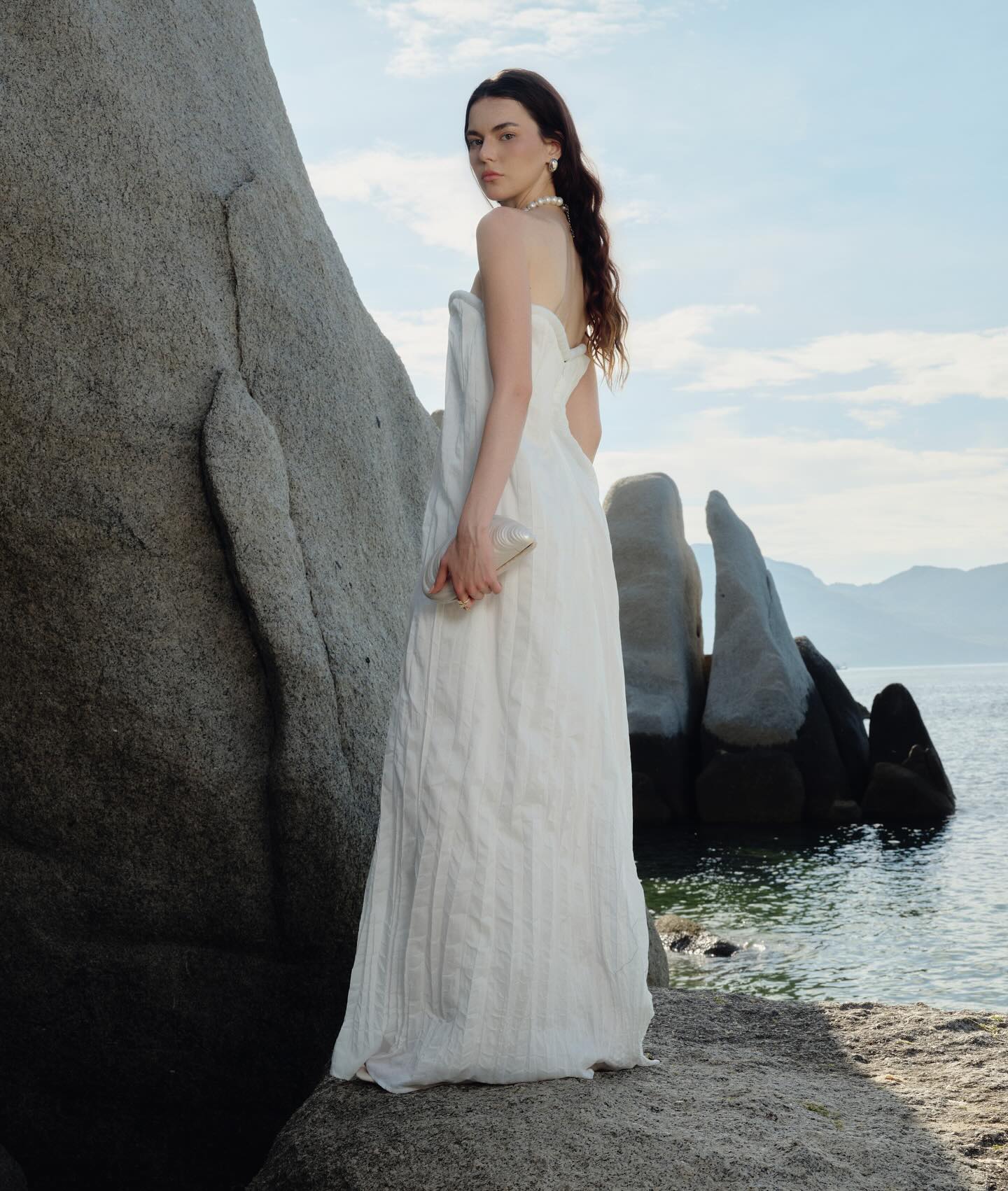Ivory Strapless Bridal Gown