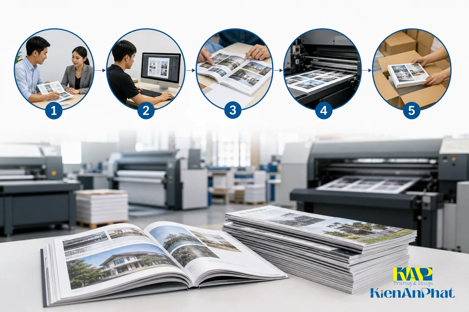 1. Tổng Quan Quy Trình Đặt In Catalogue Tại TPHCM