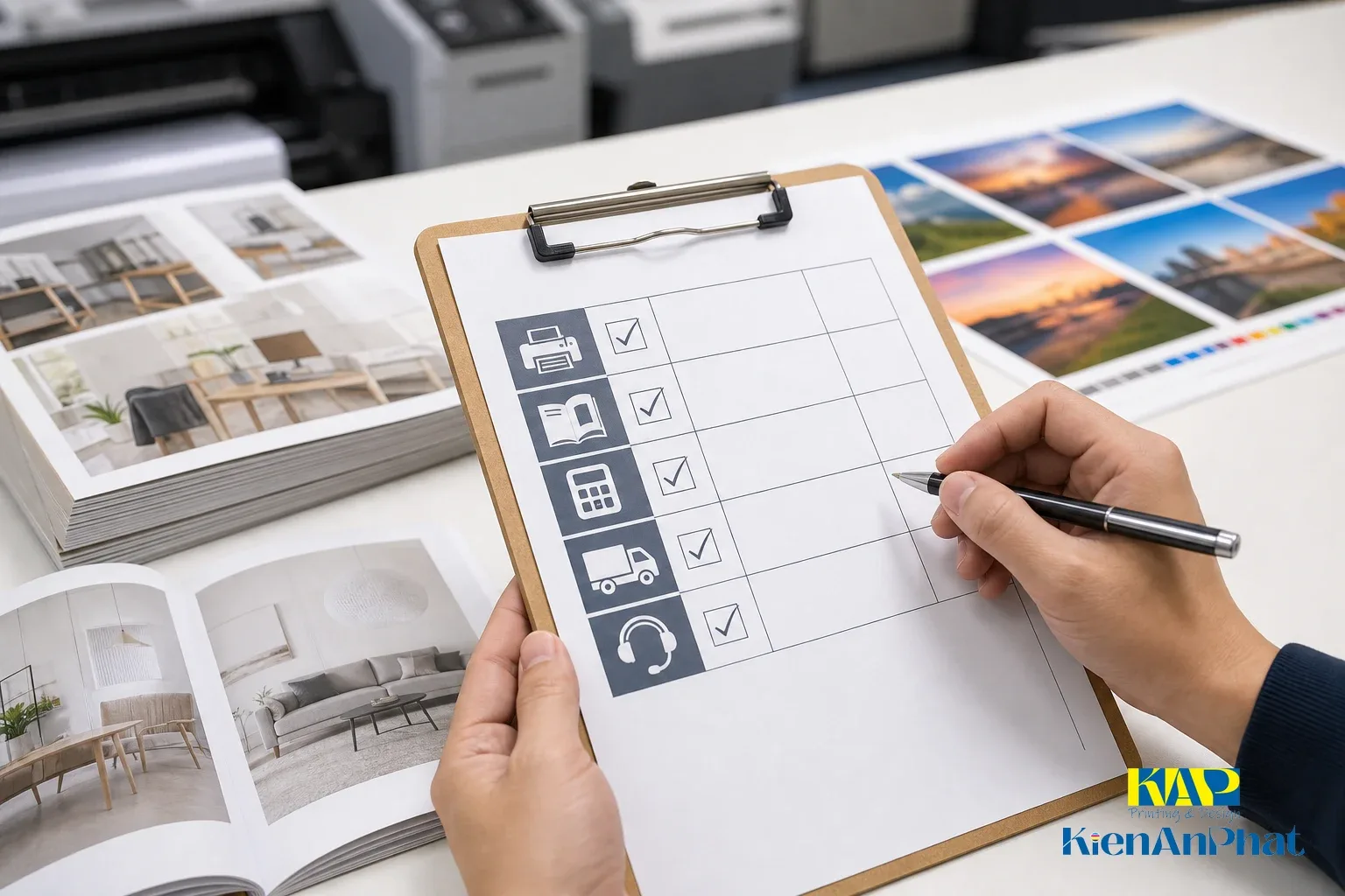 7. Checklist Tóm Tắt – Đánh Giá Nhanh Nhà In Catalogue TPHCM