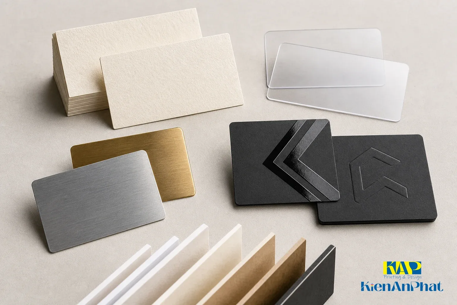 2. Các Loại Name Card Phổ Biến Tại TP.HCM Và Đặc Điểm Từng Loại