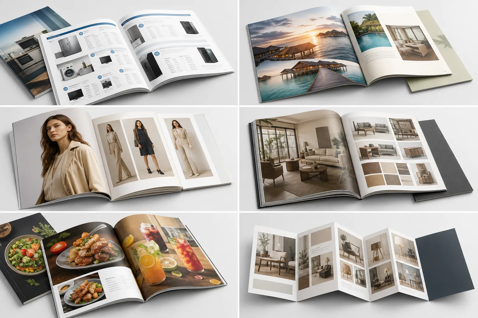 2. Các loại catalogue phổ biến được in tại TP.HCM và ứng dụng từng loại